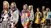 Modelos desfilaron las nuevas creaciones de la firma Ashish durante la Semana de la Moda de Londres.