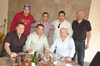 27012012 Carlos San Miguel junto a sus amigos Germán Ramírez,  José León Salazar, Fernando Cepeda, Daniel Díaz Flores, David Rodríguez y Pepe Campos.  Amigos lo festejan  Carlos San Miguel  Alfredo Murra, Tele Fernández, Michel Peña, Jorge Chairez, Armando Vela, Ramón Franco y César de la Garza.  Carlos San Miguel junto a sus amigos Pepe Gámez, Miguel Murra, Javier Villarreal, Fernando Marroquín, Óscar Villarreal, Fernando Estrada, Geri Fernández, Jorge Bujdud y Víctor Ramos.