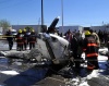 El piloto murió en el lugar del accidente y fuentes oficiales informaron que viajaba solo.