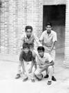 FELICIANO  Soto Reyes, Rafael Flores Padilla, Francisco Juárez Meza y Arcadio Padilla Jaime (f), el nueve de octubre de 1966 en la iglesia de San José.