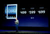El nuevo iPad de 4G, a la venta entre 500 y 700 dólares.