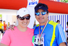 11032012 ÉRICK  Sotomayor en la participación de su tercer maratón, acompañado de su esposa Marysol Berlanga de Sotomayor.