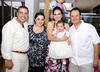 Santi, Mauricio Lozano, Julieta Carrillo y Rebeca.