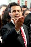 Enrique Peña Nieto estuvo acompañado en todo momento de su esposa, Angélica Rivera.