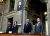 El presidente Felipe Calderón encabezó la Ceremonia del 206 aniversario del Natalicio de Benito Juárez.