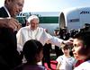 El papa Benedicto XVI llegó a México para realizar una visita apostólica de tres días, como parte de una gira que el lunes próximo le llevará a Cuba.