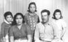 JOSÉ ARTURO  Cañes Sánchez (f) y Juan Manuel Cañes Sánchez en una fotografía del año de 1947.