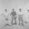 GLORIA,  Enrique, Blanca Beatriz (f) y Héctor Soto Reyes (f) en un estudio fotográfico tomado en el año de 1950.