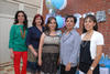11042012 MARINA  López fue felicitada por Gaby, Ivette, Érika, Nelly, Irene, Lupita, Elba, Alejandra y Margarita; en su fiesta de regalos para bebé.