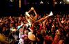 La banda M83 sorprendió con su actuación en el Festival Coachella 2012.