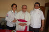 14042012 MARíA  Estela Padilla, Obispo Emérito Don Miguel Mireles y Ricardo Villegas.