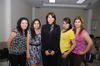 23042012 FERNANDA  Rodríguez, Thalia Muñiz, Claudia Hernández, Karina Rivera y Pamela Rebolloso.