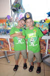 22042012 EMILIANO  y Sebastián Ramírez Martínez recibieron alegre festejo en su sexto cumpleaños.