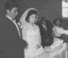 GUADALUPE Guillén Navarro el día de su boda en el año de 1970.
