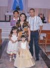 03052012 Presentación de 3 años de la niña Regina Angeline López Rodríguez, acompañada de sus padres Edith y Ernesto, y hermanos Hannia y Edson.