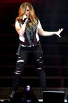 Demi derrochó energía en cada canción de su repertorio musical.