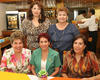 06052012 LINDA  Ocaña festejó recientemente su cumpleaños acompañada por sus amigas Carmelita Montellano, Coco Martínez, Lety Herrera y Lety Pérez.