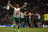 Tras el silbatazo final del nazareno Roberto García Orozco, los albiverdes festejaron con jubilo su cuarto título.