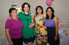 24052012 GABY  González en su festejo de canastilla junto a Vakie, Talía y Grace.