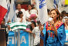La visita de Josefina Vázquez Mota finalizó con un acto en el Coliseo Centenario y ante unas 8 mil personas, dijo la panista, “¡Igual que el Santos vamos a ganar!”.