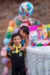28052012 BRISA CHARBEL  Vázquez Cruz el día de su fiesta de séptimo cumpleaños junto a su hermanito Sebastián.