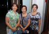 26052012 ÁNGELES  de Lara, Tere Rojas y Olga Estrada.