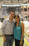 30052012 RICARDO  Reyes y Esther Morales, fueron captados en reciente festejo social.