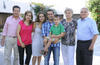 Juan Pablo Aguilar Allegre acompañado en su festejo de quinto cumpleaños de sus papás Anabel y Enrique Aguilar y sus abuelos Alberto y Juanny Allegre, Luis yMaría Luisa Aguilar.