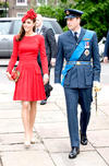 El príncipe Guillermo de Inglaterra y su esposa Catalina, duquesa de Cambridge robaron las miradas de los asistentes.