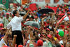 Peña Nieto dijo que ni ninguna tempestad habrá de impedir que llegue a la presidencia de México.