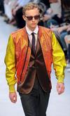 Creaciones de  Salvatore Ferragamo se presentaron durante la segunda jornada de la Semana de la Moda Masculina de Milán.