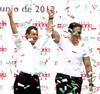 Enrique Peña Nieto, expresó su confianza en obtener el triunfo e hizo un llamado a sus contrincantes a actuar con madurez y responsabilidad, para aceptar el resultado de los comicios.