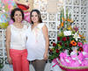 05072012 MYRIAM  Contreras de Gallegos junto a las anfitrionas de su festejo de canastilla: su mamÃ¡ Ana Cecilia Encinas y su suegra Margarita Esparza de Mijares.