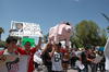 La movilización dio inicio desde las 15:00 horas en la Alameda Zaragoza de Torreón.