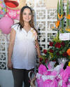 08072012 SOFÃ­A  Torres de Flores, feliz en su 'baby shower'.