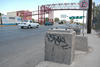 A paso lento. Los semáforos vehiculares, un puente peatonal y señales de tránsito llevan varios meses en "proceso de instalación" en el cruce con el bulevar Rodríguez Triana.