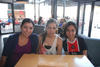 26072012 MARIANA  Orihuela, Edna de Santiago, Ana Laura Pérez y Luly Wong.