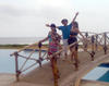 De viaje en Guayabitos.. Estela y Matteo.