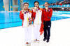 La clavadista mexicana Laura Sánchez se adjudicó la medalla de bronce en el trampolín de tres metros dentro de los Juegos Olímpicos de Londres 2012, luego de acumular 362.40 unidades en la fosa del Centro Acuático.