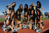 Una más desde el Estadio Azul, la belleza de las porristas celestes. (Jam Media)
