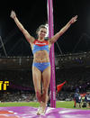 Posiblemente Londres 2012 fueron los últimos Juegos Olímpicos de Yelena Isinbayeva. (Jam Media)