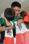 Pero el momento llegó, el campeón Oribe llegaba a Torreón.