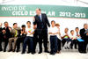 Moreira inauguró el nuevo ciclo escolar en la escuela  Juan Francisco Mancinas Casas, de la colonia Joyas de Torreón.