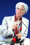 Christine Lagarde, directora gerente del FMI se encuentra en el lugar 8.