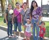 26082012 NENA , Marisol, Maribel, Vero, Fanny y Selene en un restaurante de la ciudad.