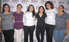 02092012 ALEJANDRA,  Sofía, Liza, Madison, Mony y Mariel, en reciente presentación.