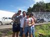 De izquierda a derecha, Yanet Plasencia, Yanet Babun, Claudia Babun, Mary Esquivel, Lety Babun,Lorena Velarde, Arturo Babun, Andrea Velarde y El Pelon Babun. En Manzanillo Colima