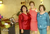 09092012 LA NOVIA  en compañía de las organizadoras de su fiesta de despedida de soltera: su mamá, Sra. Maricruz Meraz de Morán y su futura suegra, Sra. Sandra Luz Hernández de Estrada.