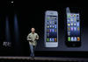 El iPhone 5, que se lanzará en negro y en blanco combinado con plata.