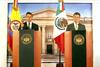 Peña Nieto, aseguró a la prensa que, producto de los lazos que tienen México y Colombia con Centroamérica, "buscarán mecanismos para su desarrollo y en eso es importante lo que podamos hacer".